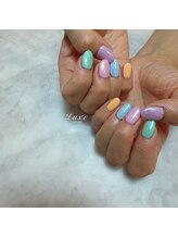 ネイルサロンリュクス (nailsalon Luxe)/カラフルネイル