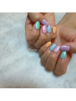 ネイルサロンリュクス (nailsalon Luxe)/カラフルネイル