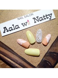 レース風ネイル