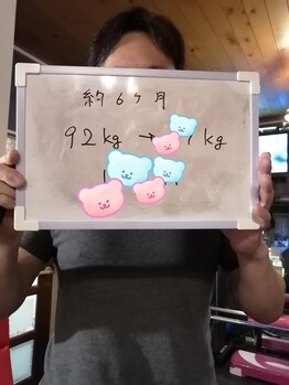 パーソナルジム ストリームライン(Streamline)/半年で何キロ？