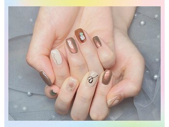 トレンドネイルスタジオ(Trend Nail Studio)/冬限定のニュアンス定額デザイン