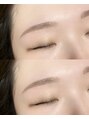 エン 表参道店(en)&nbsp;waxとcolorと間引きでふんわり眉☆ アイブロウ/眉毛