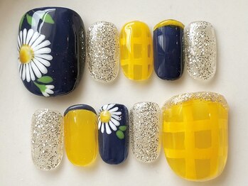 カラ ネイル 中津店(calla nail)/ゴージャスなお花