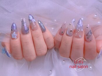 ユミ(U mi)/チップ長さ出し>アートやり放題