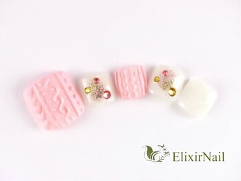 エリクサーネイル 長堀橋(Elixir Nail)/フット　やり放題/クーポン使用