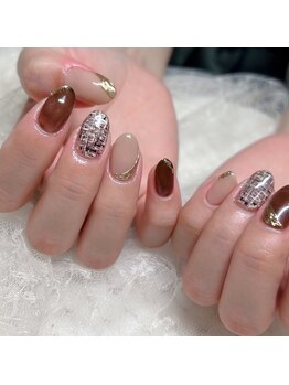 エムネイル(emu.nail)/ツイードネイル