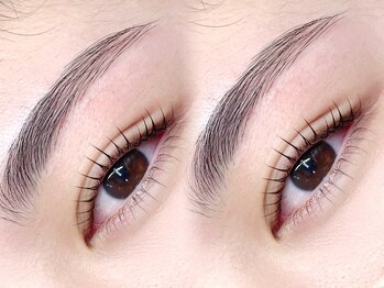 トップブロウ 京橋(TOP BROW)/眉ワックス+上下パーマ