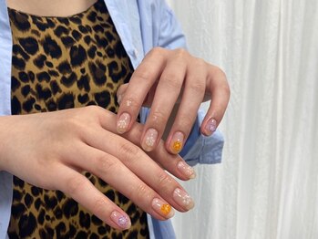 シェリーラメール 渋谷(cherielamer)/ビーズフラワーネイル ¥4,980