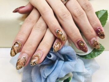 地層ネイル（持込みデザイン）