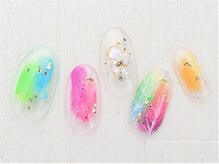 ネイルズガッシュ 蒲田東口店(NAILsGUSH)/＊ヒッピーフェザー＊