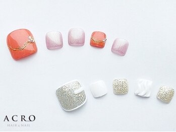 アクロネイル アンド アイ(ACRO NAIL&EYE)/2024 6月 フット定額3