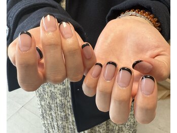 ヤーン(YARN)/黒フレンチ