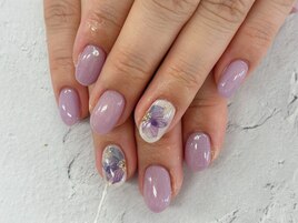 【森】あじさいネイル