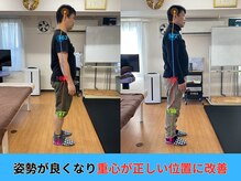 アオ整体院/姿勢改善したお客様☆