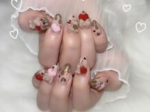 プティネイル 池袋(Puty Nail)/チョコクマネイル　ジェル