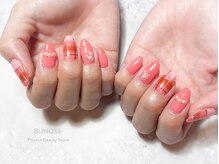 ブリノス(BLINOSS)/ピンク×チェック☆デザイン
