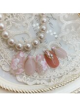 イーアイ ネイルズ(E.I Nail's)/お花ピンク