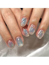 うるうる氷ネイル