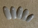 ハートデザインネイル