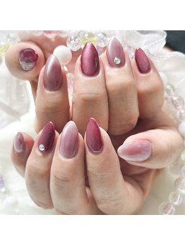 ラーベ 西船橋(Rabe)/キラキラネイル/ハートネイル