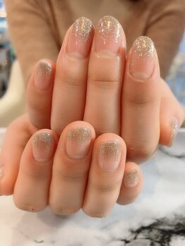 ジュイール 三鷹店(jouir)/ラメグラデーション/三鷹ネイル