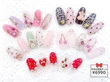 12月の特別ジェルアート￥6999★月替わり厳選10種がお得に♪