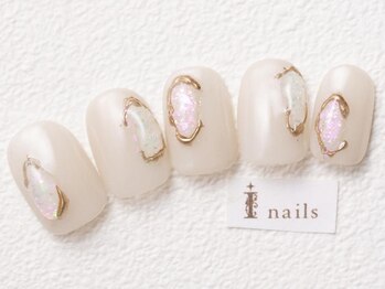 アイネイルズ 恵比寿店(I nails)/宝石シュガーぷっくり8980円