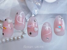 エンジェルガーデンネイル 池袋店(Angelgarden nail)/バレンタイン/ハートチーク