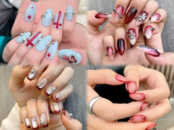 オペリア(OPELIA)の写真/【豊富なパーツが魅力☆】ワンホンネイルパーツが豊富なサロン！フィルイン対応してます◎初回限定オフ無料