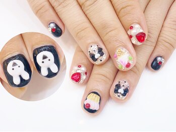 ネイルコレクション ピンク(Nail Collection Pink)/ジェル付放題★3Dケーキ