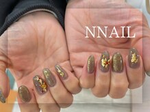 エヌ ネイル(N NAIL)/箔で和っぽデザイン