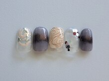 ネイルサロン スラッシュ(SLASH)/【吉崎】　定額design￥9350