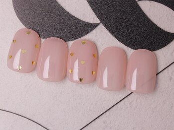 エミュネイル 関内(emunail)/シンプルハートホロネイル