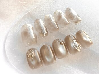 Noa. byCharme【4月1日OPEN(予定)】の写真/【心斎橋/本町】毎月同価格!キレイ目ニュアンス定額デザイン¥4,800~豊富なベースジェルをご用意♪