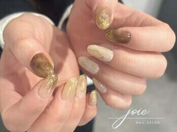 ジョワ(joie)の写真/【シンプル派の大人女性に◎】似合わせ色混ぜ＆ニュアンスネイルが自慢☆爪の長さやデザインのお悩みも解決