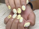 夏のバターイエローネイル！