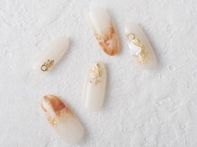 サンミーゴネイル 神戸店(Sunmego Nail)/マーブルニュアンスネイル