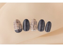 ツイード柄ネイル