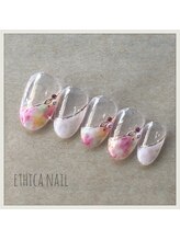 エチカネイル(ethica nail)/タイダイ柄