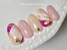 ネイルアトリエ フロラシオン/贅沢アートの褒められネイル126