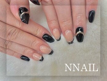 エヌ ネイル(N NAIL)/ブラックフレンチ