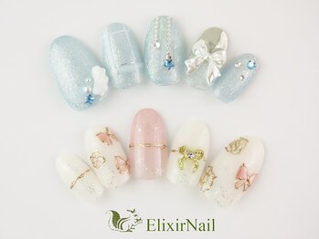 エリクサーネイル 池袋(Elixir Nail)の写真/ずっとオフ無料!!【定額カジュアル系300種以上★上品デザイン¥8980】爪にお悩みを持つ方必見!