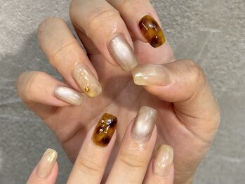 ソワン 恵比寿(Soin)/べっこうニュアンスネイル