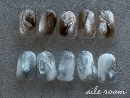 暖色×寒色　ちぐはぐ