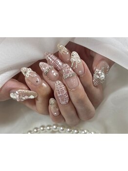 手描きアートが得意なサロン