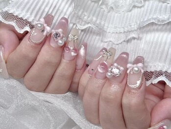 さくらんぼネイル