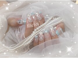 パーツ定額★ドットリボンネイル