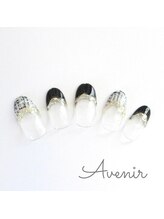 アヴィニール 表参道(Avenir)/ブラック　ツイードフレンチ
