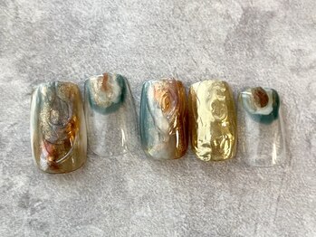 エムドットネイル 池袋(m.nail)/アースカラーニュアンス