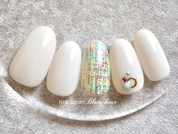 ネイルサロン ブランシュール(Nail Salon Blancheur)/カラフルツイード